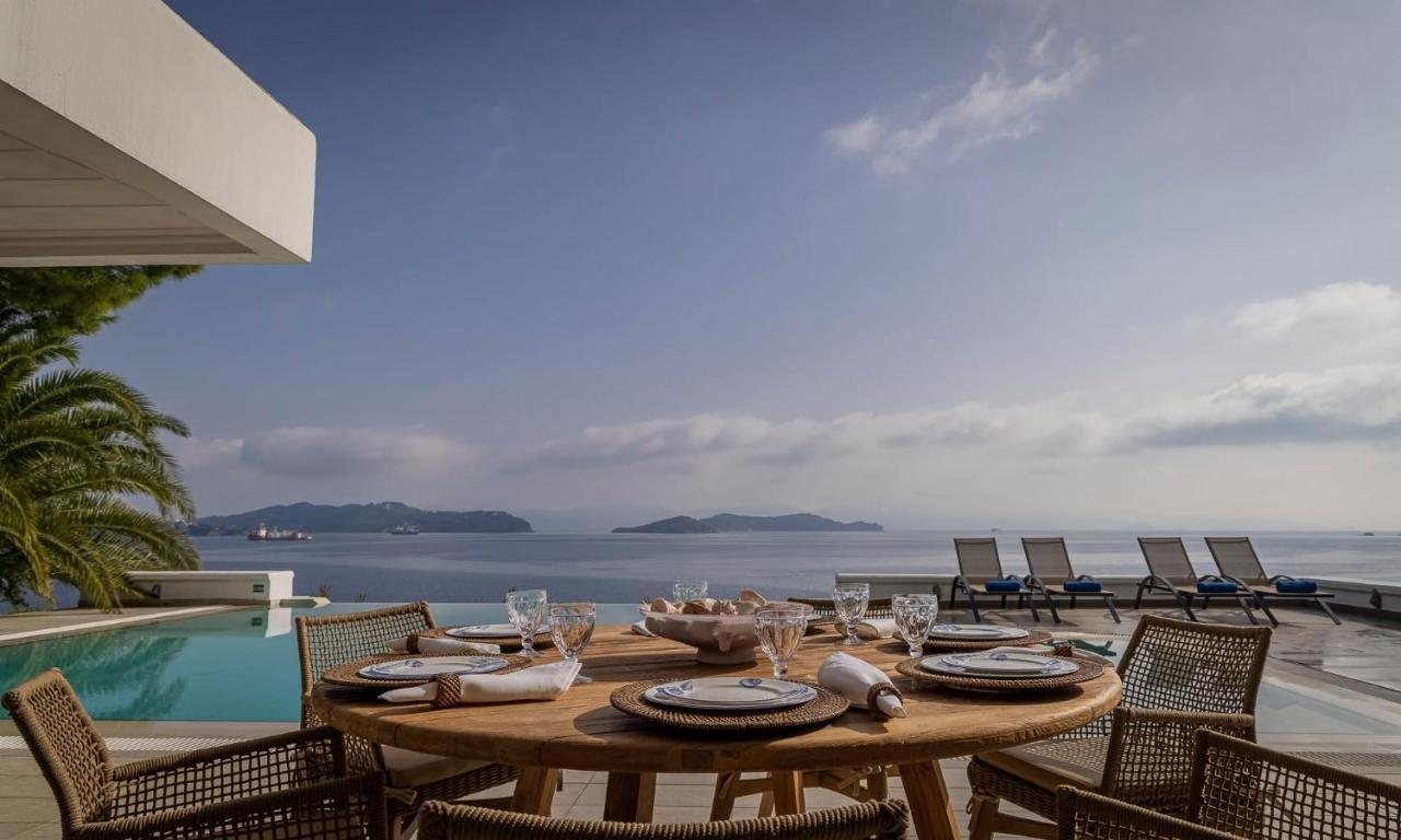 Super Luxury Skiathos Villa Seven Stunning Bedroom Suites Villa Daphne Achliades Achladies  Esterno foto