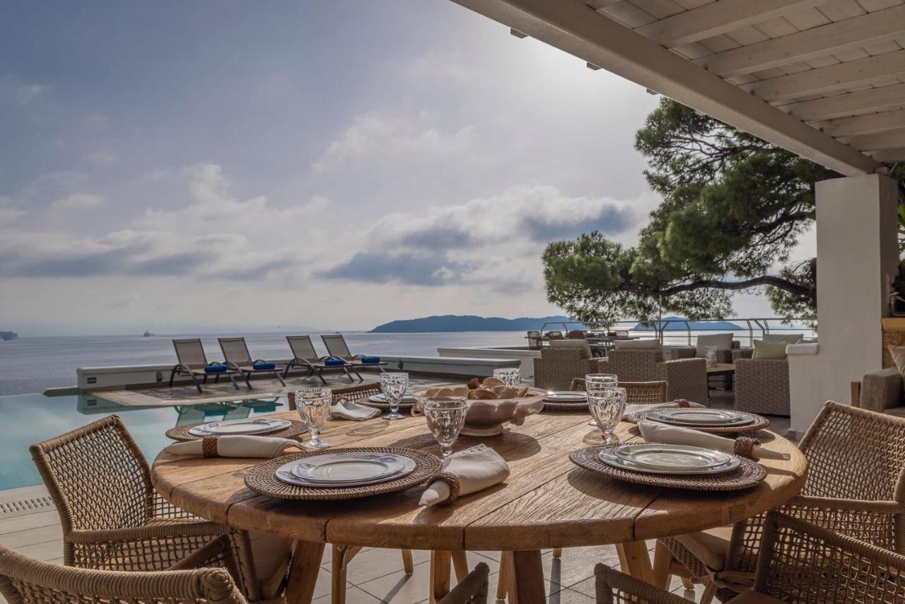 Super Luxury Skiathos Villa Seven Stunning Bedroom Suites Villa Daphne Achliades Achladies  Esterno foto
