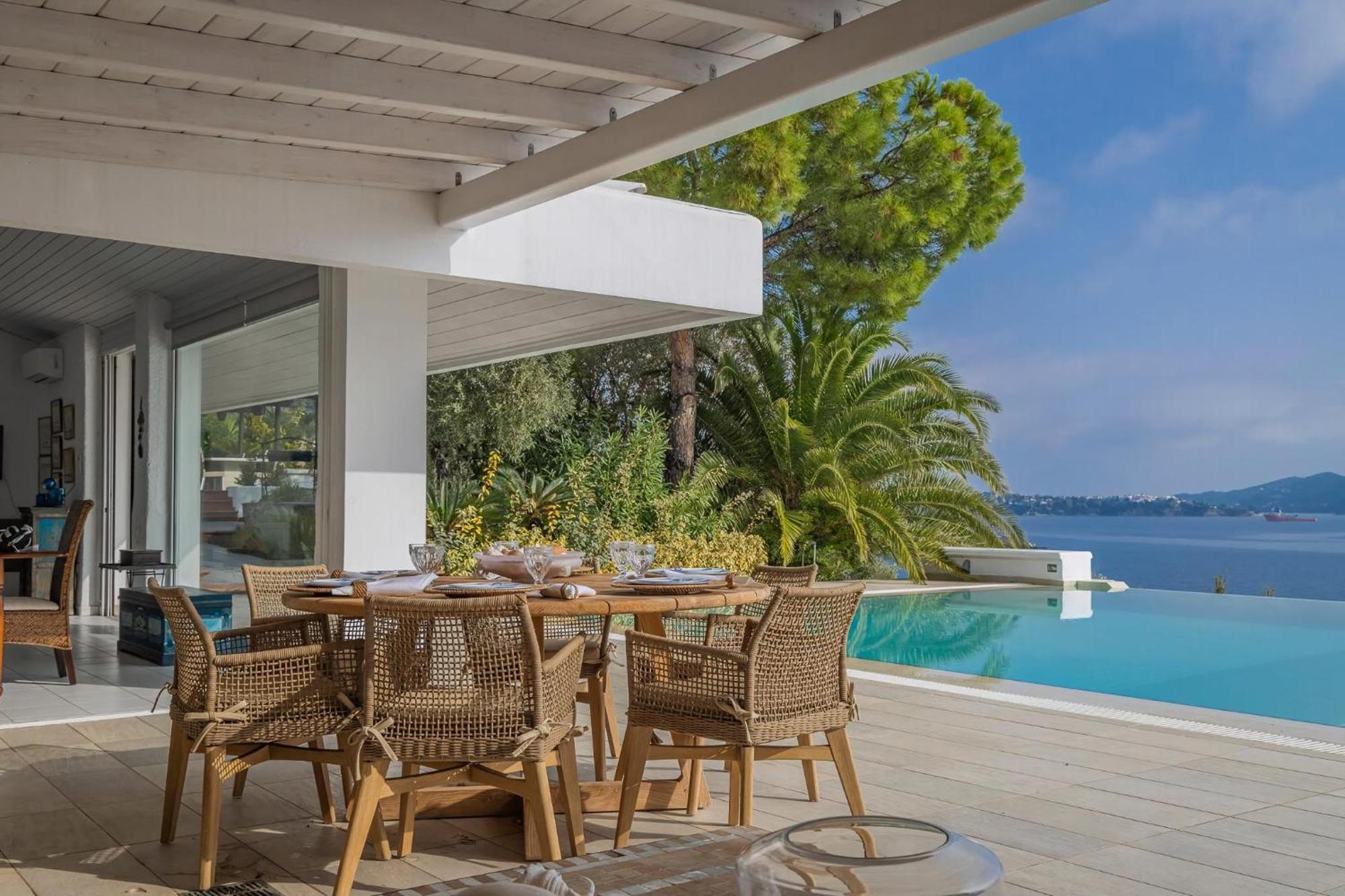 Super Luxury Skiathos Villa Seven Stunning Bedroom Suites Villa Daphne Achliades Achladies  Esterno foto